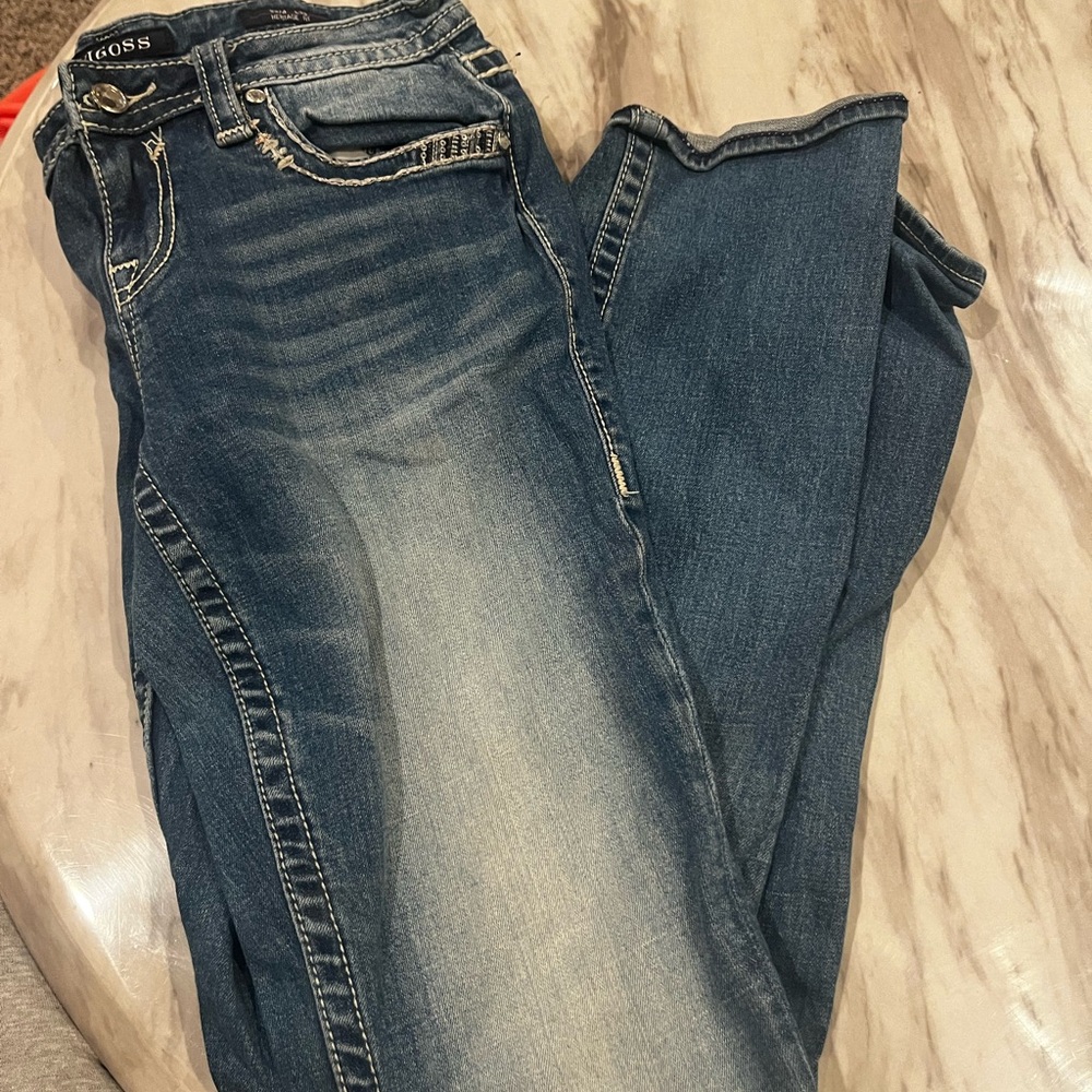 Vigoss Women's Dark Blue Boot Cut Jeans